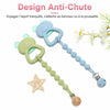 Anneau de dentition ourson avec attache anti-chute pour poussette et berceau - Bébé Lova