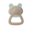 Anneau de dentition ourson beige crème avec texture apaisante pour bébé - Bébé Lova