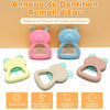 Collection d'anneaux de dentition ourson colorés en silicone alimentaire - Bébé Lova