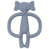 Anneau de dentition éléphant bleu gris ergonomique pour bébé - Bébé Lova