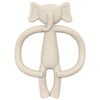 Anneau de dentition éléphant en silicone ivoire pour soulager les gencives de bébé - Bébé Lova
