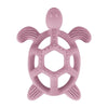 Anneau de dentition tortue rose en silicone alimentaire pour bébé - Bébé Lova