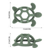 Dimensions détaillées de l’anneau de dentition tortue en silicone pour bébé - Bébé Lova