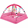 Arche d’éveil bébé rose avec jouets suspendus et maille de protection - Bébé Lova