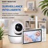 Babyphone vidéo intelligent avec écran 5 pouces dans une chambre de bébé décorative - Bébé Lova