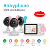 Babyphone HD 2,8 pouces avec vision nuit et détection des pleurs - Bébé Lova