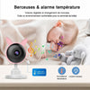 Babyphone avec berceuses intégrées et alarme de température pour bébé - Bébé Lova