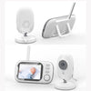 Babyphone CamWatch vues caméra et écran affichant bébé endormi - Bébé Lova