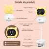 Fonctions connectées du babyphone WiFi bleu avec audio bidirectionnel et détection des pleurs - Bébé Lova