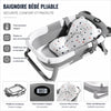 Baignoire bébé pliable avec thermomètre intégré et pieds antidérapants - Bébé Lova