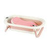 Baignoire bébé pliable rose avec coussin intégré et design sécurisé pour bébé - Bébé Lova