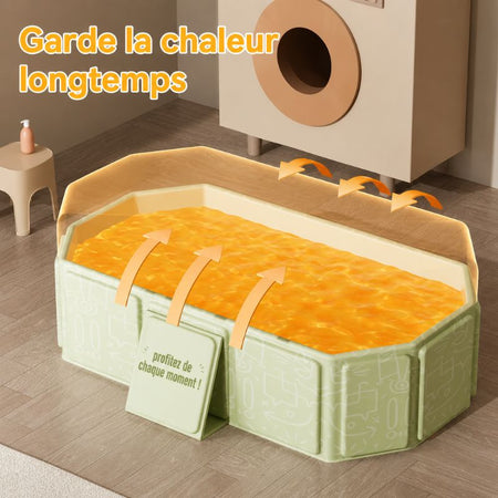 Baignoire pliable enfant avec isolation thermique et maintien de la chaleur prolongé - Bébé Lova