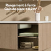 Baignoire enfant pliable avec rangement compact gain de place sous meuble - Bébé Lova