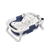 Baignoire bébé pliable bleu marine avec matelas antidérapant et affichage digital - Bébé Lova