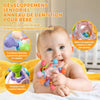 Balle hochet sensorielle bébé favorisant le développement sensoriel et l’éveil avec textures apaisantes - Bébé Lova