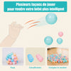 Infographie des différentes façons de jouer avec les balles pour stimuler bébé - Bébé Lova