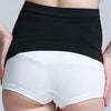 BandoBack mannequin enceinte vue dos bande noire culotte blanche taille basse - Bébé Lova