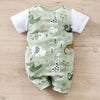 Vue arrière de la barboteuse bébé garçon motif animaux jungle Zoobaby - Bébé Lova