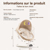 Informations et dimensions du berceau balancelle électrique intelligent pour bébé - Bébé Lova