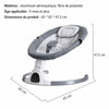 Dimensions et caractéristiques techniques du berceau balancelle électrique pour bébé - Bébé Lova