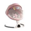 Version rose du berceau balancelle électrique avec moustiquaire intégrée - Bébé Lova
