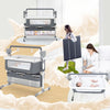 Berceau électrique SwingCrib mosaïque 4 modes bascule transport plié - Bébé Lova