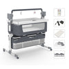 Berceau électrique SwingCrib gris foncé accessoires télécommande matelas - Bébé Lova