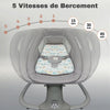 Balancelle électrique bébé avec 5 vitesses de bercement automatiques - Bébé Lova
