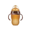 Grand biberon silicone souple anti-colique 240 ml avec graduation et poignées ergonomiques - Bébé Lova