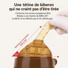 Tétine biberon silicone résistante traction 60N conforme norme européenne bébé - Bébé Lova