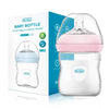 Biberon 150 ml col large rose avec sa boîte pour bébé de 0 à 3 mois - Bébé Lova