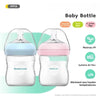 Biberons bébé 150 ml en PP sans BPA, coloris bleu et rose, système Air Flex pour 0 à 3 mois - Bébé Lova