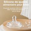 Tétine en silicone souple de qualité alimentaire imitant le sein maternel pour une acceptation facile par bébé - Bébé Lova