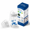 Coffret du biberon mains libres 150 ml avec accessoires et emballage produit - Bébé Lova