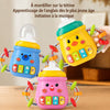 Hochets musicaux bébé multicolores avec initiation musicale et éveil sonore - Bébé Lova