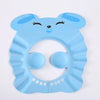Bonnet de bain bleu motif lapin pour shampoing bébé sans éclaboussures - Bébé Lova