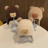 Collection de bonnets bébé ours en plusieurs teintes chaudes pour l’hiver - Bébé Lova
