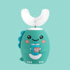 Brosse à dents électrique U-shape enfant DinoBrush dinosaure coloris vert - Bébé Lova