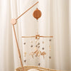 Mobile bébé suspendu avec support en bois naturel et carillon musical - Bébé Lova