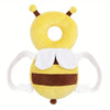 Vue complète du coussin de protection tête et dos bébé en forme d’abeille - Bébé Lova