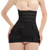 Version noire de la ceinture post-partum 3 en 1 avec maintien ventre et taille - Bébé Lova