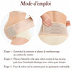 Mode d'emploi BreathBelt 3 étapes ajustement velcro - Bébé Lova
