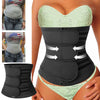 Transformation avant après avec ceinture gainante triple post-partum brûlage graisse noire - Bébé Lova