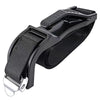 SafeDrive Pro vue 3D boucle métallique ceinture pliée fond blanc seul - Bébé Lova