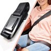 SafeDrive Pro vue 3D boucle métallique enceinte pull rose conduite jeans - Bébé Lova