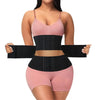 Ceinture gainante taille sablier 3 segments rose avec double bande de compression ajustable - Bébé Lova