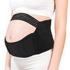 BellyWrap mannequin enceinte buste profil ceinture noire ventre soutenu crop blanc - Bébé Lova