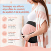 Infographie BellyWrap Soulagez vos efforts 4 icônes pression soutien confort liberté - Bébé Lova