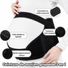 Infographie BellyWrap ceinture 3 en 1 maille respirante velcro pratique flexible bords - Bébé Lova