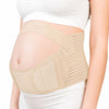 BellyWrap variante beige mannequin enceinte ceinture profil crop blanc - Bébé Lova